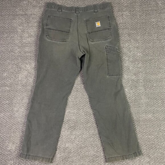 Carhartt Rugged Flex Relaxed Fit Canvas Work Pants Mens 36 x 32 Measures 35 x 29 - Picture 5 of 15